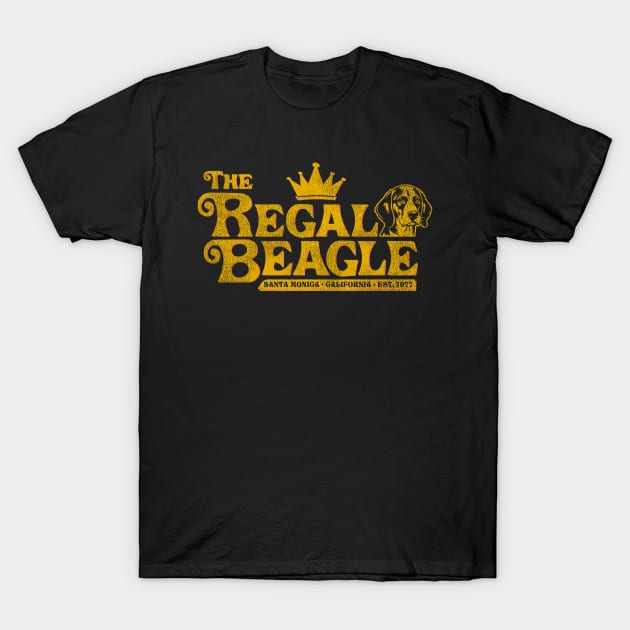 Regal Beagle Lounge 1977 Worn T-Shirt by Alema Art